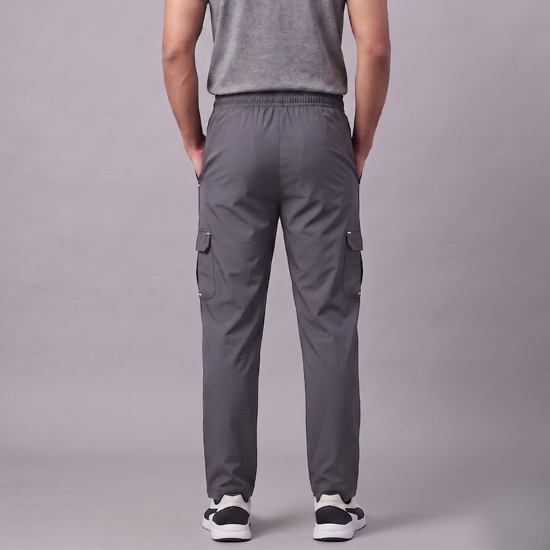 Men's Slim Fit Melange Track Pants