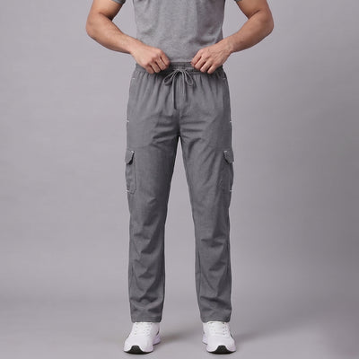 Men's Slim Fit Melange Track Pants