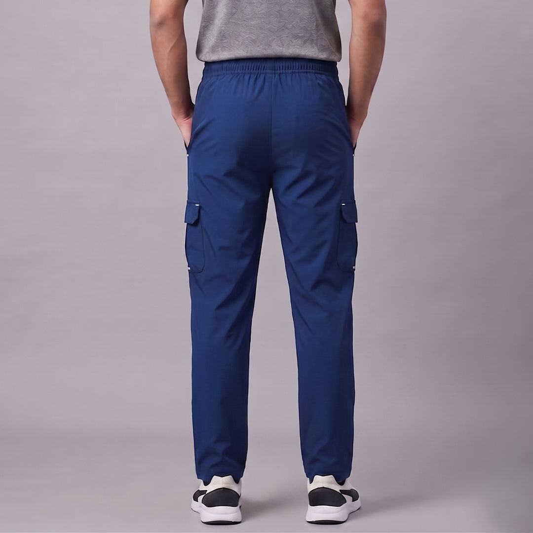 Men's Slim Fit Melange Track Pants