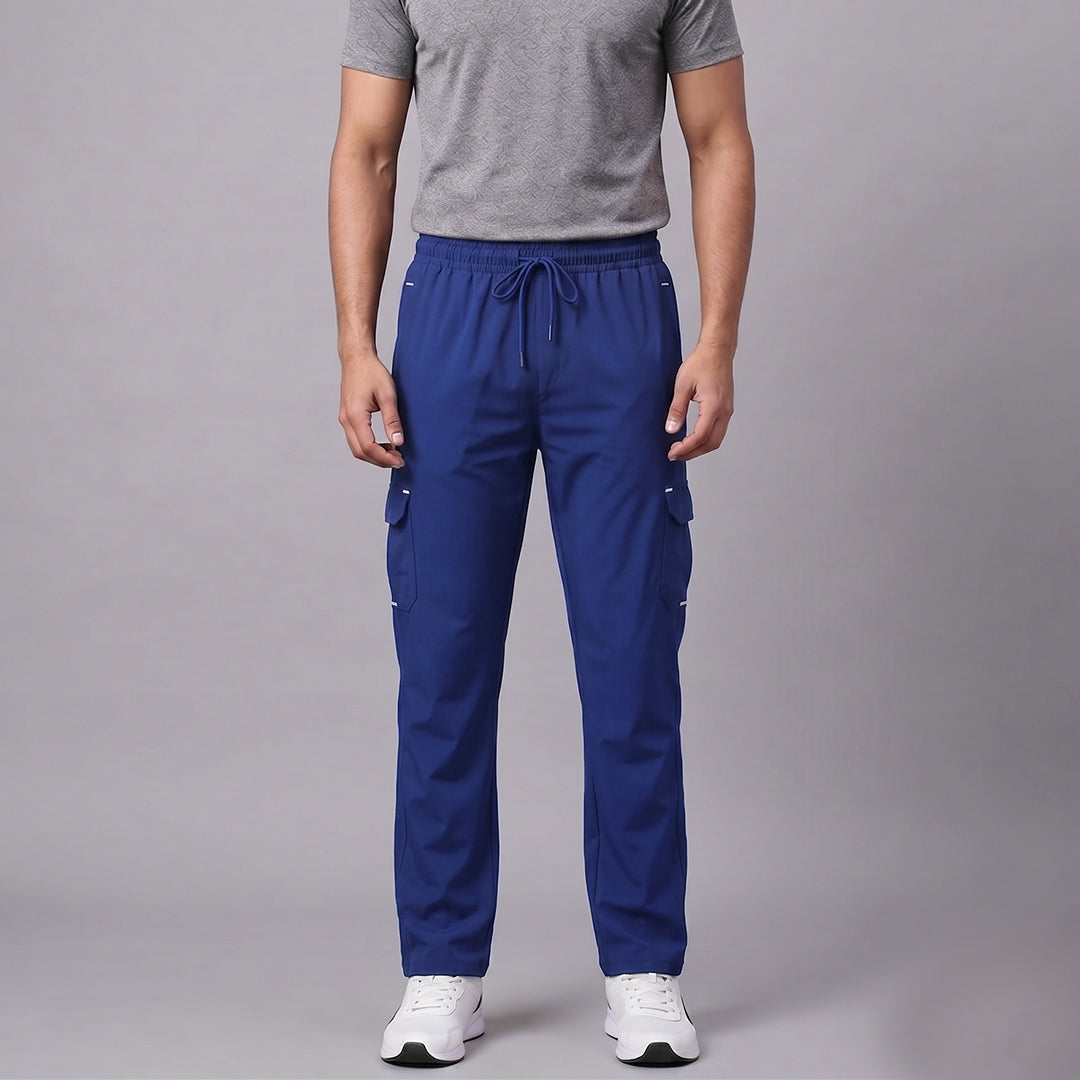 Men's Slim Fit Melange Track Pants