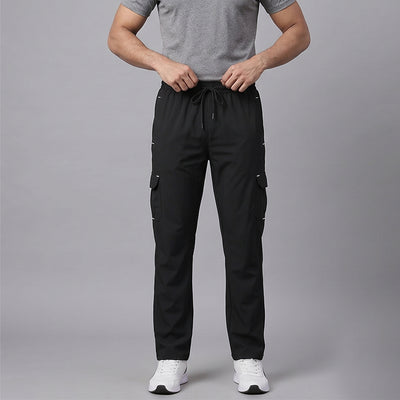 Men's Slim Fit Melange Track Pants