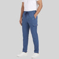 Men Solid Regular Fit Cargo Trackpants