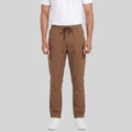 Men Solid Regular Fit Cargo Trackpants