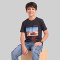 Kids Trendy NO LIMITS Printed Micro Polyester Casual T-Shirt
