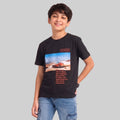 Kids Trendy NO LIMITS Printed Micro Polyester Casual T-Shirt