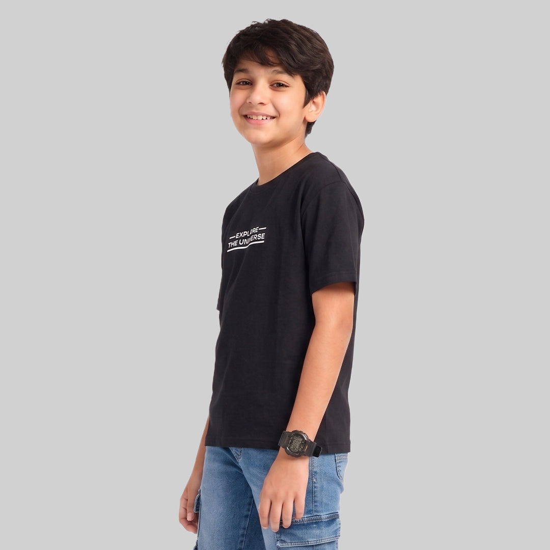 Kids Premium Cotton Round Neck T-Shirt Stylish Casual Wear