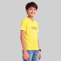 Kids Space Theme Graphic Printed T-Shirt ISRO Astronaut Print V-Neck Half Sleeve Tee