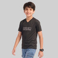 Kids Space Theme Graphic Printed T-Shirt ISRO Astronaut Print V-Neck Half Sleeve Tee