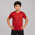 Kids Printed Half Sleeve Crew Neck T-shirt