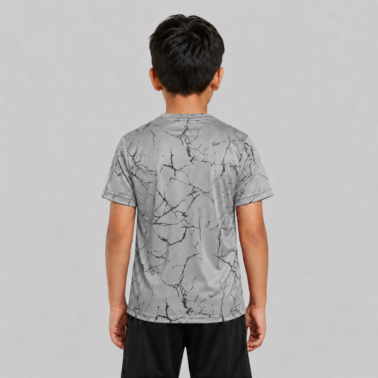 Kids Printed Half Sleeve Crew Neck T-shirt