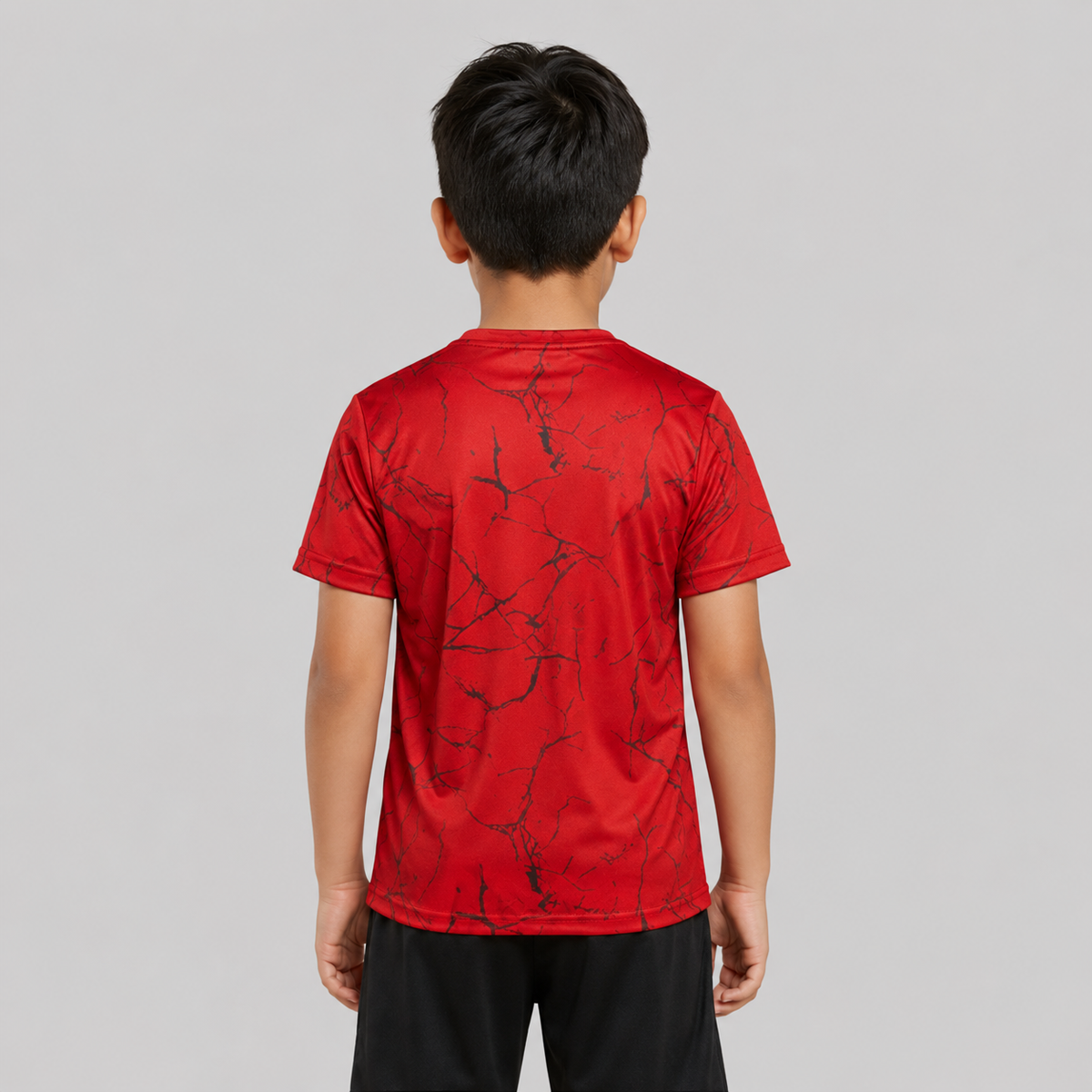 Kids Printed Half Sleeve Crew Neck T-shirt