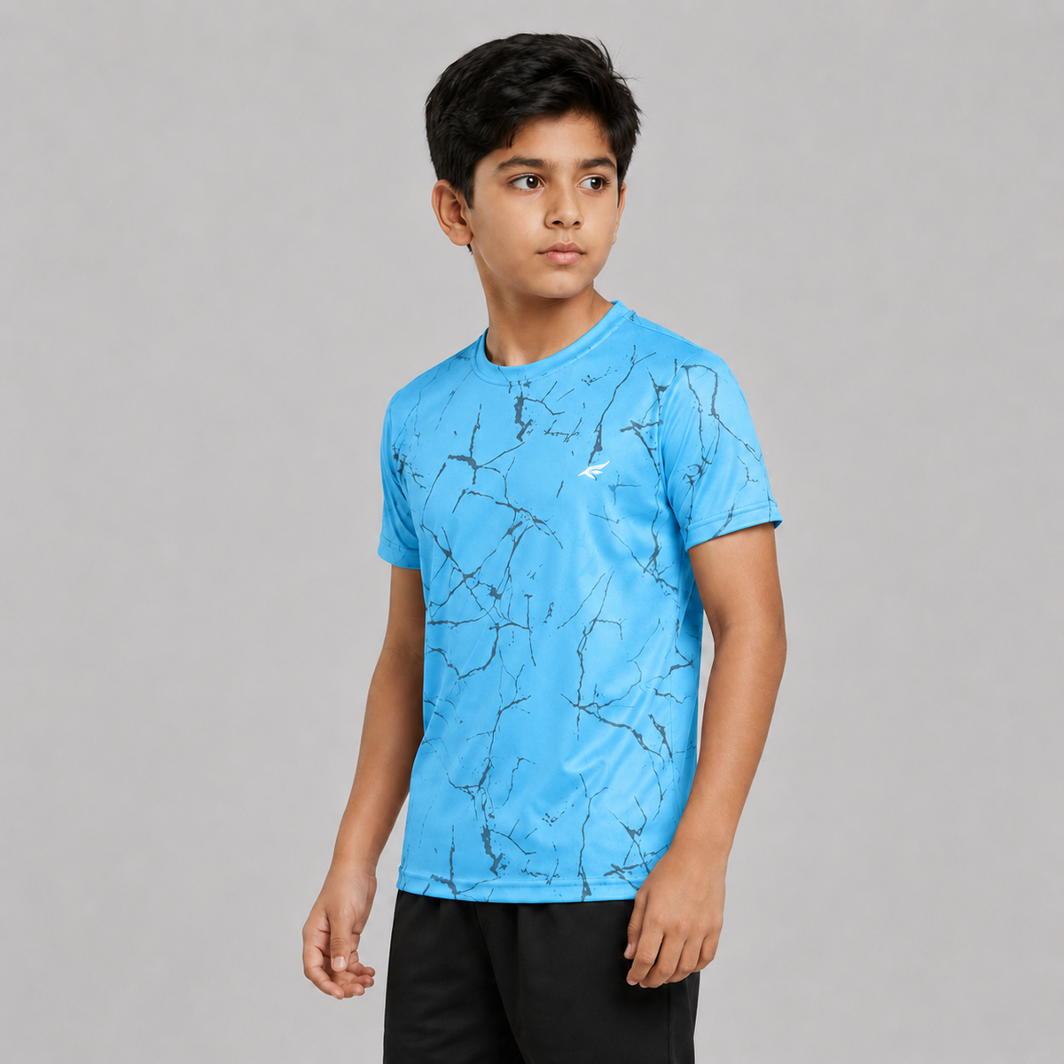Kids Printed Half Sleeve Crew Neck T-shirt