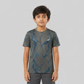 Kids Sports Round Neck Printed T-shirt