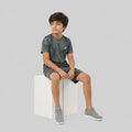 Kids Sports Round Neck Printed T-shirt