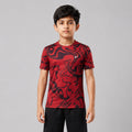 Kids Sports Round Neck Printed T-shirt