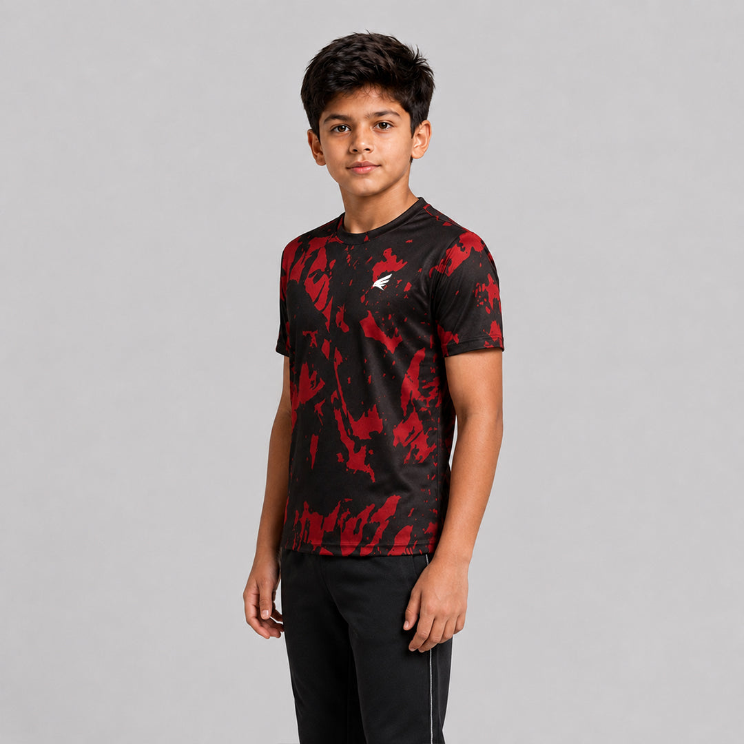 Kids camouflage Round Neck Relax Fit T-shirt