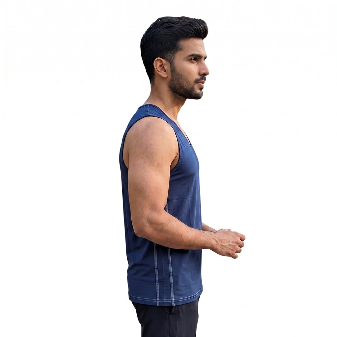 Men Sleeveless Muscle Tank Athletic Gym InnerWear