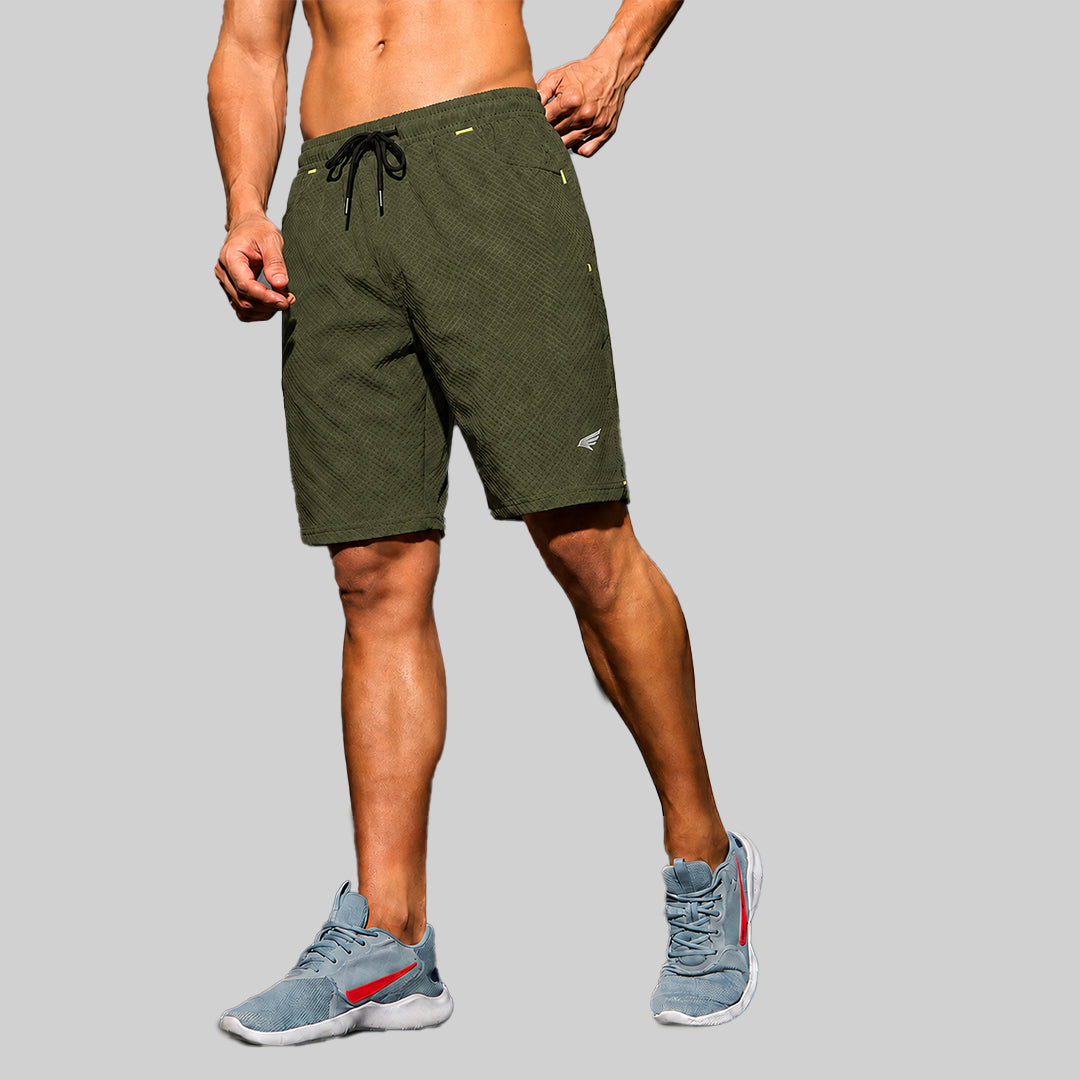 Men's Regular Fit Polyester Shorts Workout & Running Shorts