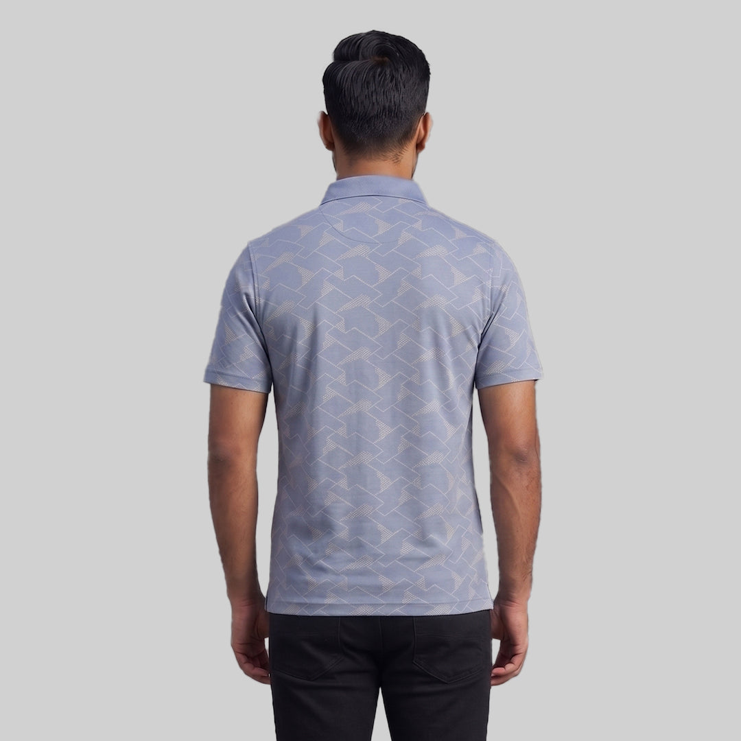 Men's Jacquard Polo T-Shirt | Premium Micro Polyester | Regular Fit | Breathable | Dry Fit Technology | Half Sleeve | Casual & Sports Wear