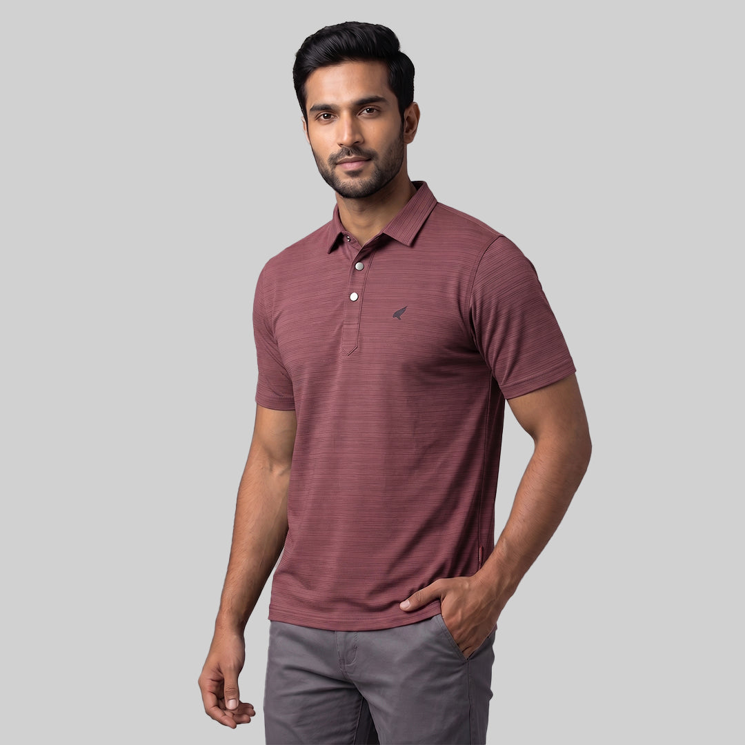 Cedrafil Men's Performance Polo T-Shirt | Premium Nylon blend | Regular Fit | Casual, Sports & Office Wear