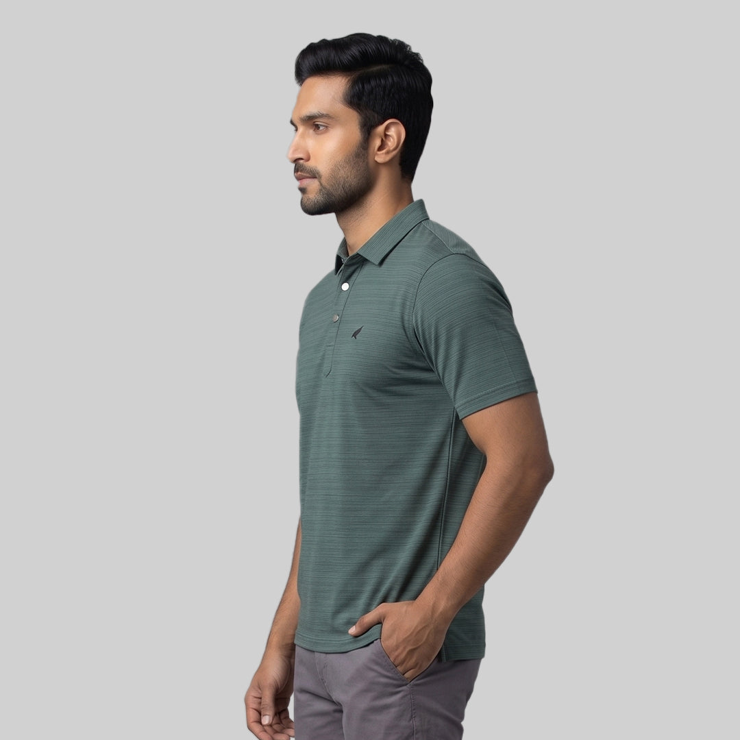 Cedrafil Men's Performance Polo T-Shirt | Premium Nylon blend | Regular Fit | Casual, Sports & Office Wear