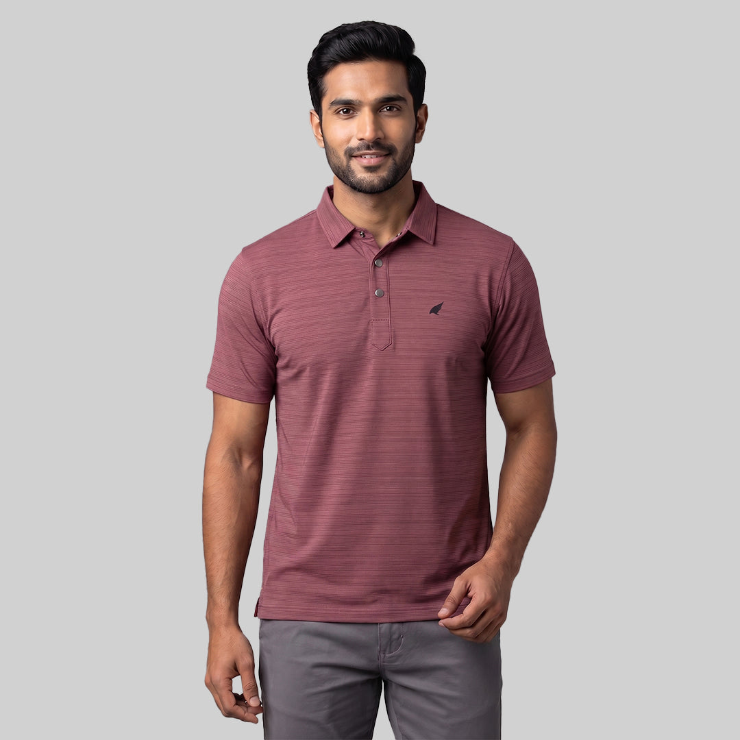 Cedrafil Men's Performance Polo T-Shirt | Premium Nylon blend | Regular Fit | Casual, Sports & Office Wear