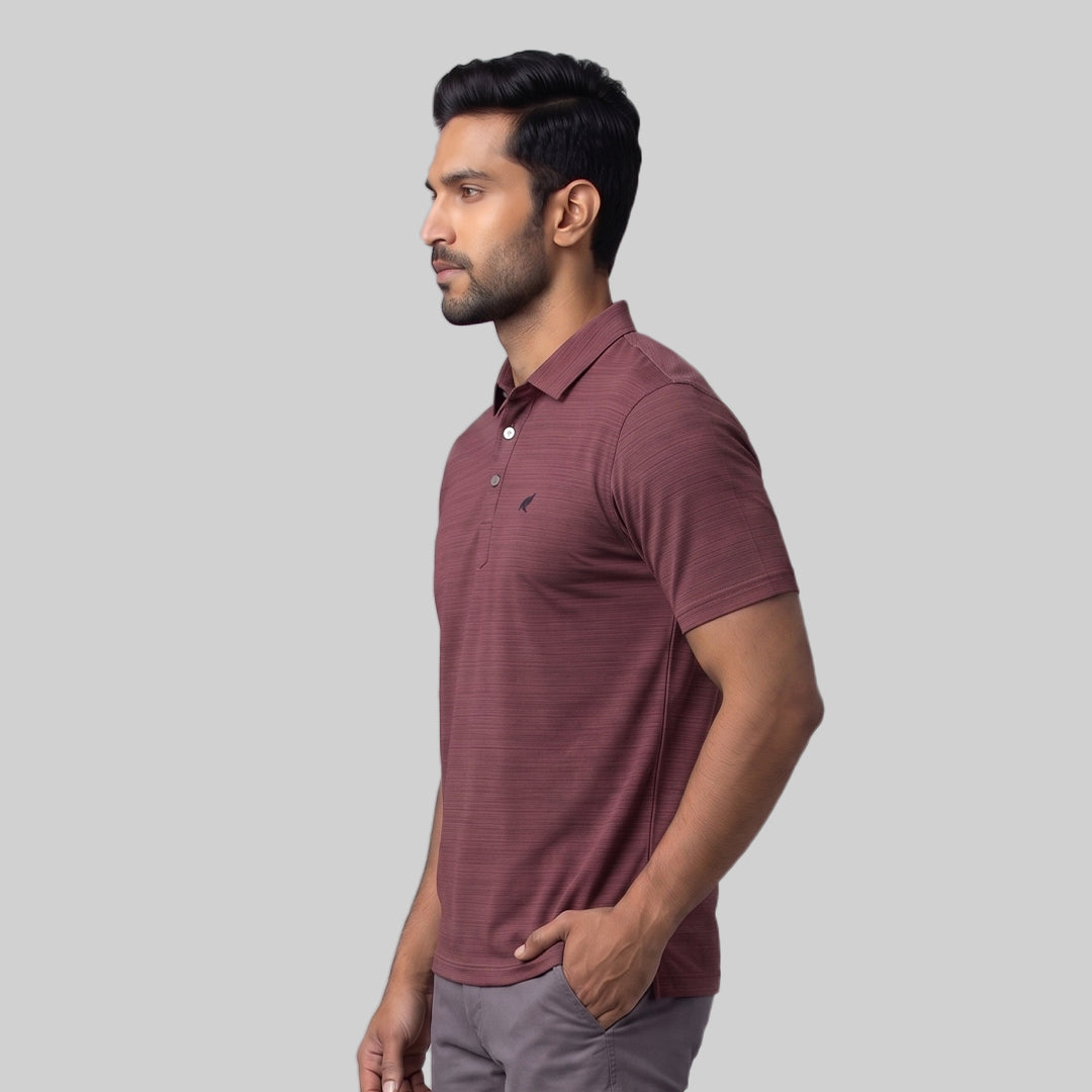 Cedrafil Men's Performance Polo T-Shirt | Premium Nylon blend | Regular Fit | Casual, Sports & Office Wear