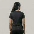 Women Solid Sports T-Shirt ELASTO+ Stretch Fit Breathable Gym Tee