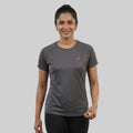 Women Solid Slim Fit Crew Neck T-Shirt ELASTO+ Stretch Fit Breathable Soft Casual Wear