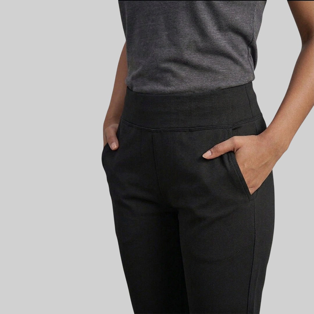 Women Solid Straight Fit Trackpants Quick-Drying Breathable Comfortable Gym Sports Wear
