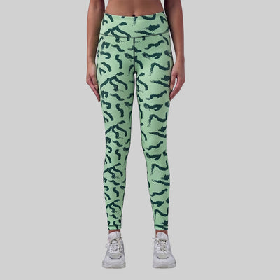 Women Printed Slim Fit Tights High Waist Stretchable Activewear Tights Gym, Yoga, Running & Daily Wear