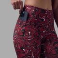 Women Printed Slim Fit Tights High Waist Stretchable Activewear Tights Gym, Yoga, Running & Daily Wear