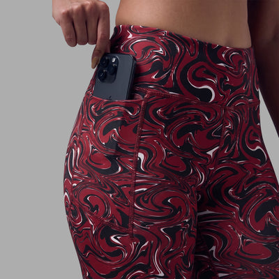 Women Printed Slim Fit Tights High Waist Stretchable Activewear Tights Gym, Yoga, Running & Daily Wear