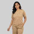 Women Relaxed Fit Sports Co-Ord Set ELASTO+ Stretch Fit Breathable Comfortable Gym Casual Wear