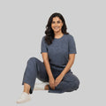 Women Relaxed Fit Sports Co-Ord Set ELASTO+ Stretch Fit Breathable Comfortable Gym Casual Wear