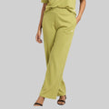 Women Cubic Melange Relaxed Fit Co-Ord Set Quick-Drying Breathable Comfortable Sports Casual Wear
