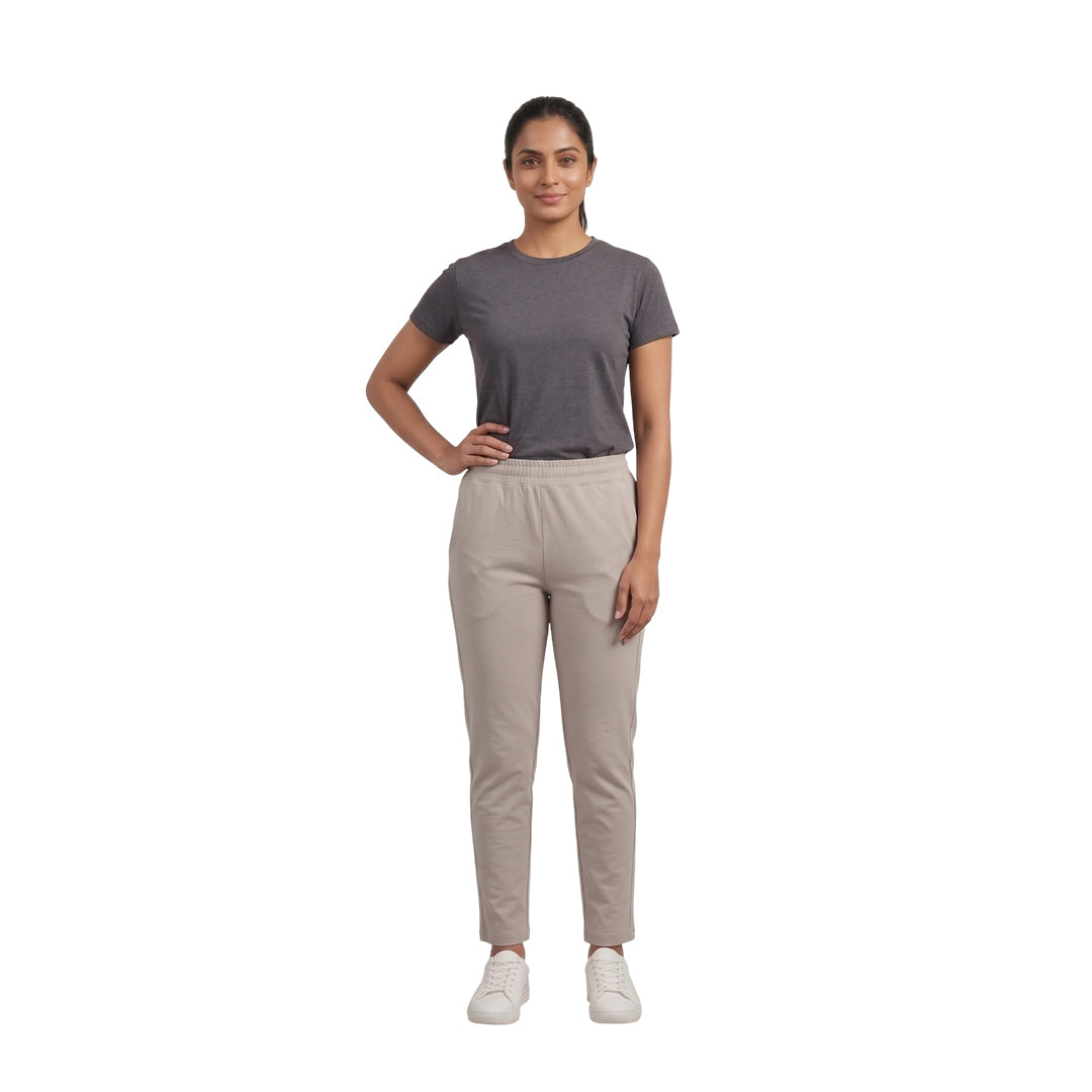 Women Solid Straight Fit Trackpants Quick-Drying Breathable Comfortable Gym Sports Wear