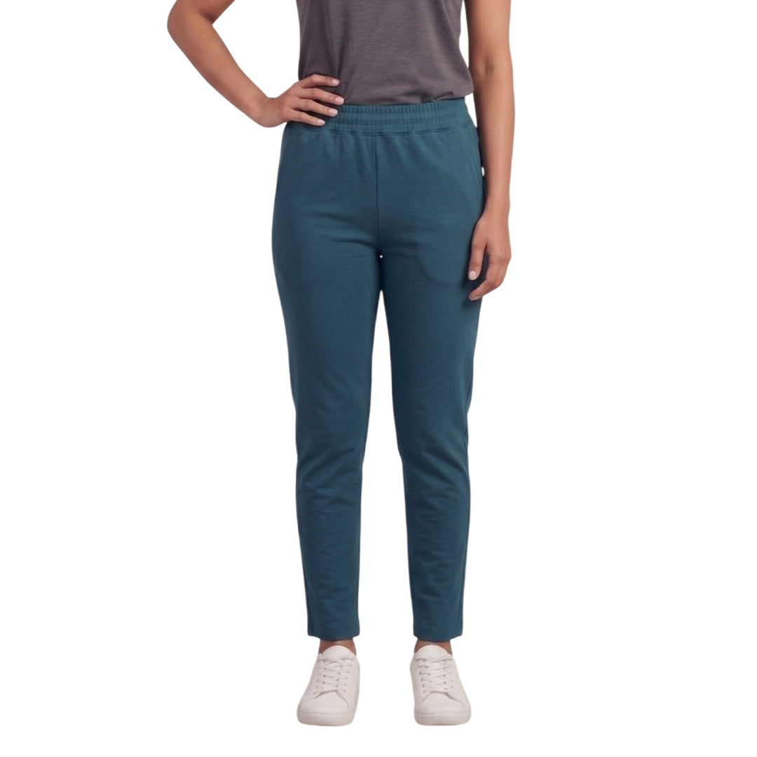 Women Solid Straight Fit Trackpants Quick-Drying Breathable Comfortable Gym Sports Wear
