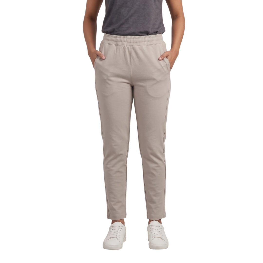 Women Solid Straight Fit Trackpants Quick-Drying Breathable Comfortable Gym Sports Wear