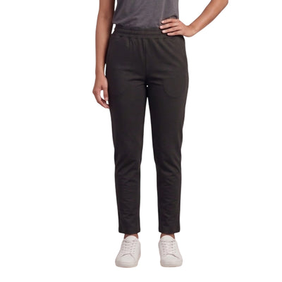 Women Solid Straight Fit Trackpants Quick-Drying Breathable Comfortable Gym Sports Wear