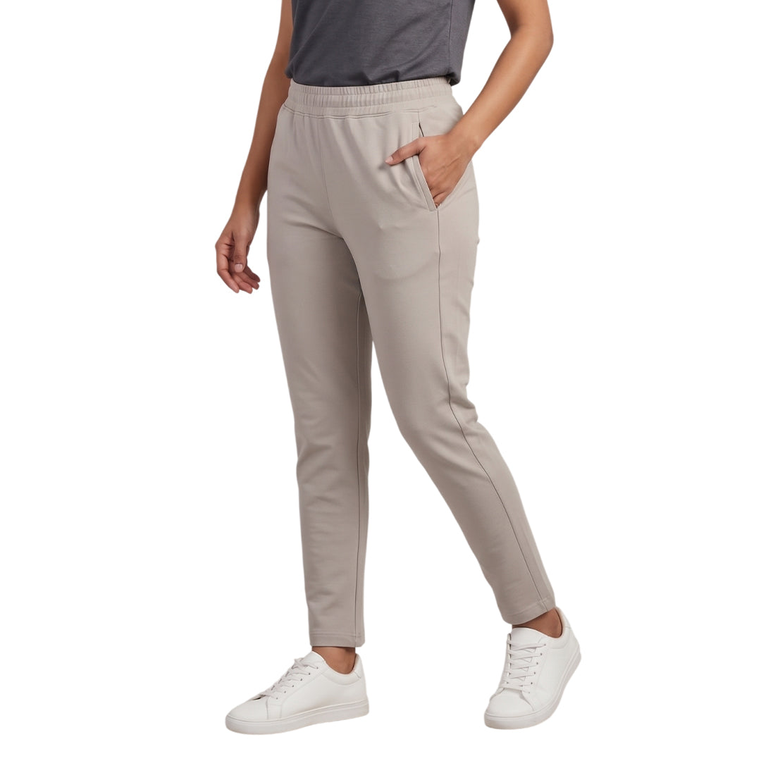Women Solid Straight Fit Trackpants Quick-Drying Breathable Comfortable Gym Sports Wear