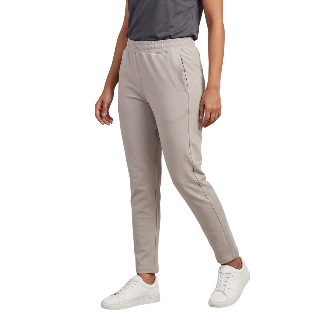 Women Solid Straight Fit Trackpants Quick-Drying Breathable Comfortable Gym Sports Wear