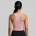 Women Solid Slim Fit High Neck Sports Bra ELASTO+ Stretch Fit Breathable Comfortable Gym Training Wear