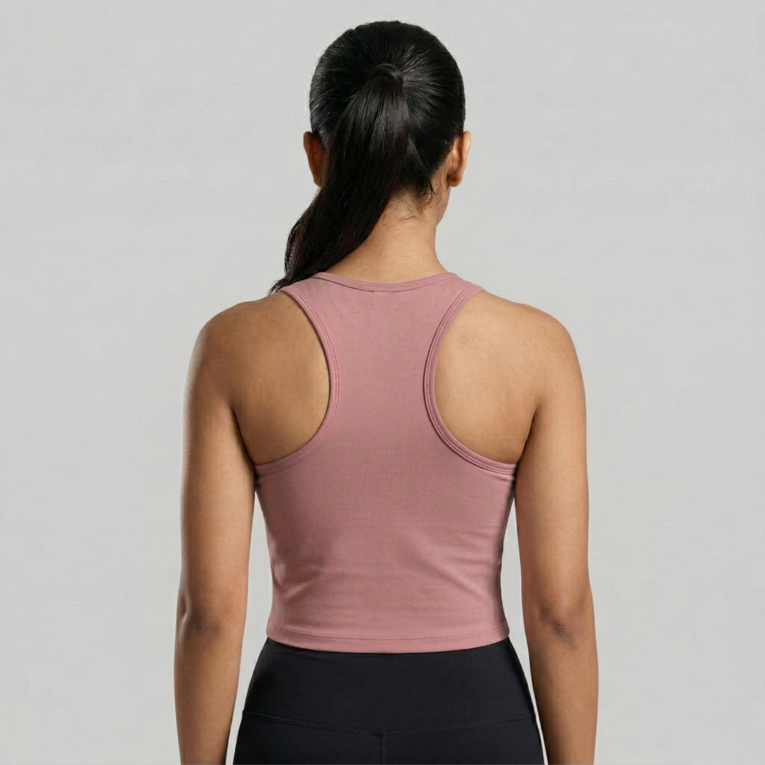 Women Solid Slim Fit High Neck Sports Bra ELASTO+ Stretch Fit Breathable Comfortable Gym Training Wear
