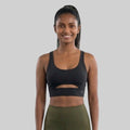Women Slim Fit Scoop Neck Sports Bra ELASTO+ Stretch Fit Breathable Comfortable Training Gym Wear
