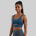 Women Slim Fit Scoop Neck Sports Bra ELASTO+ Stretch Fit Breathable Comfortable Training Gym Wear