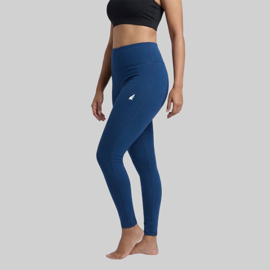 Women High Waist Slim Fit Tights ELASTO+ Stretch Fit Breathable Gym Yoga Tights