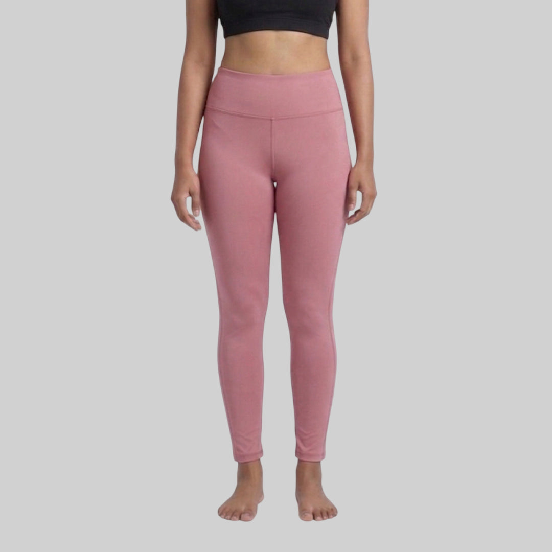 Women High Waist Slim Fit Tights ELASTO+ Stretch Fit Breathable Gym Yoga Tights