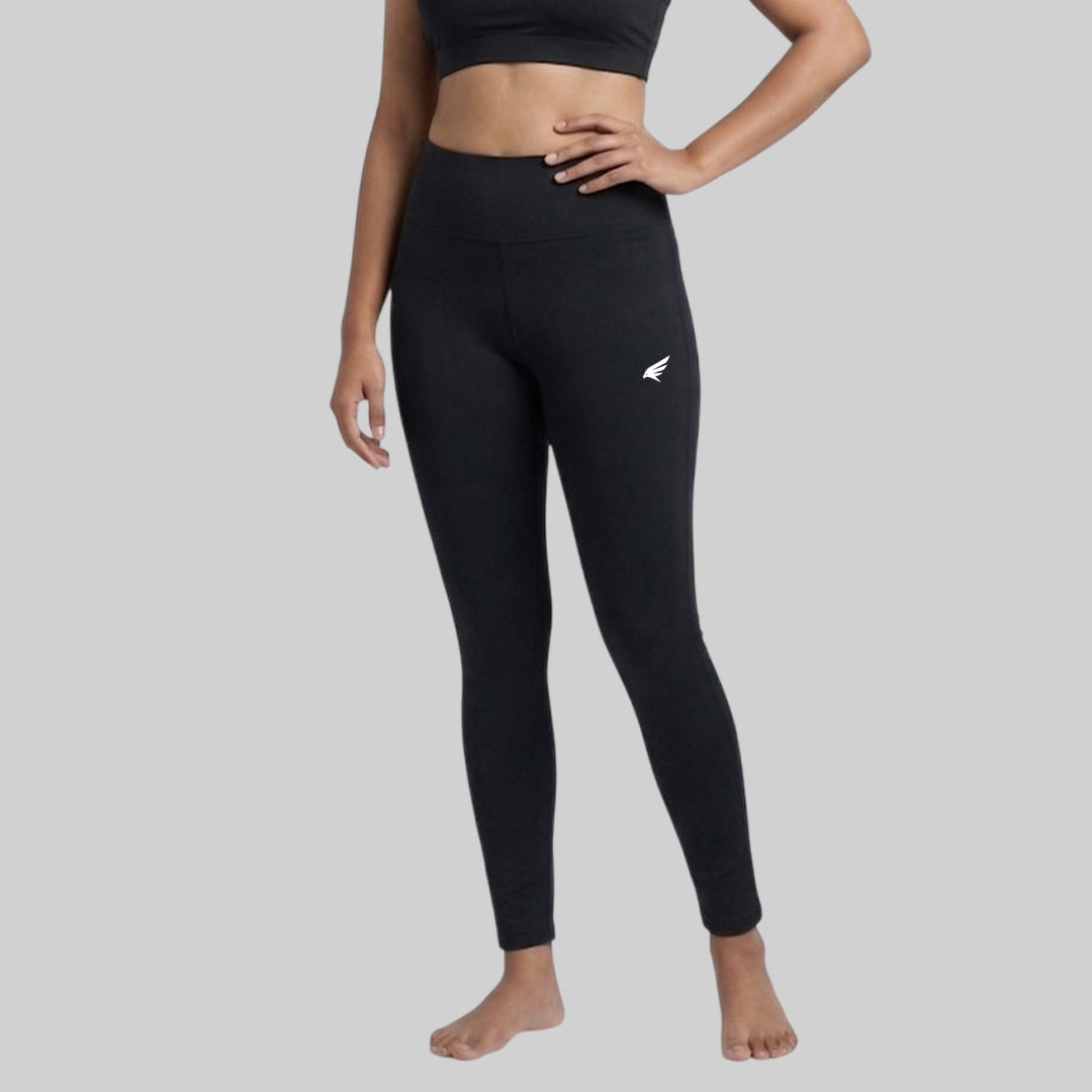Women High Waist Slim Fit Tights ELASTO+ Stretch Fit Breathable Gym Yoga Tights