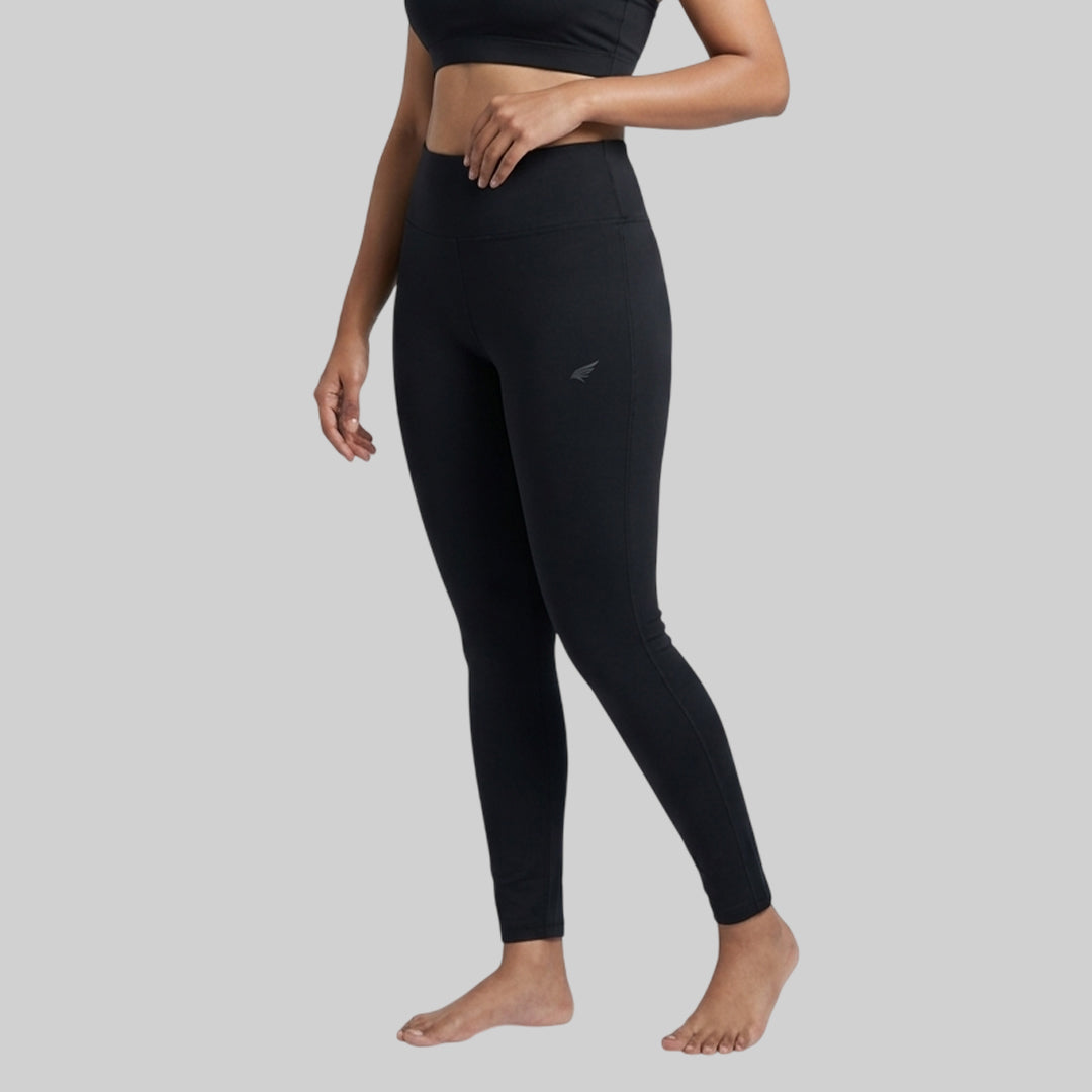 Women High Waist Slim Fit Tights ELASTO+ Stretch Fit Breathable Gym Yoga Tights